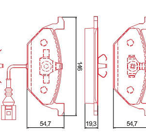 PASTILHA:GOLF/A3 1.6/1.8 96/..POLO/VIRTUS 18/..DIA